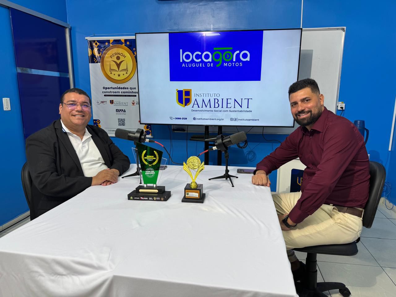 🎙️ PRIMEIRA GRAVAÇÃO DO *PODAMBIENT